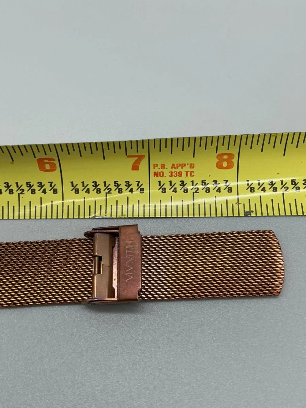 MVMT Boulevard Malibu Marble Women Watch 38mm Rose Gold Tone Mesh New Battery